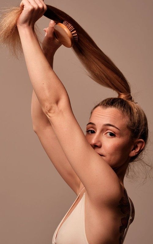 spazzola per capelli rotonda