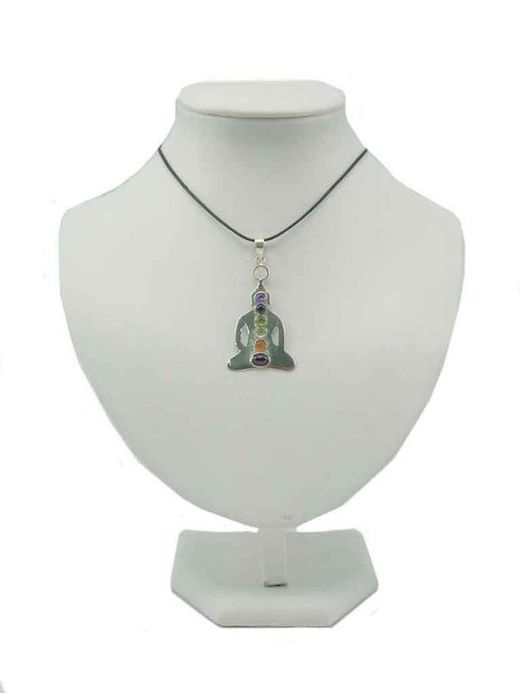 Ciondolo Buddha dei 7 Chakra