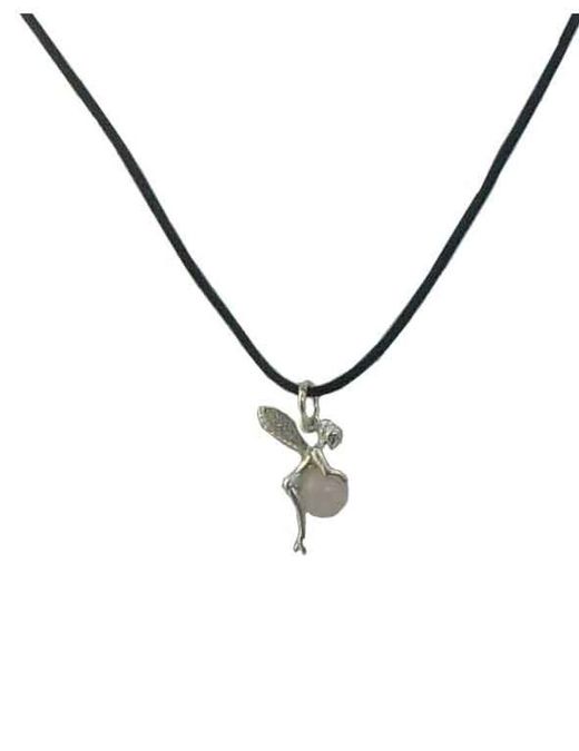 Ciondolo fata palla di quarzo rosa