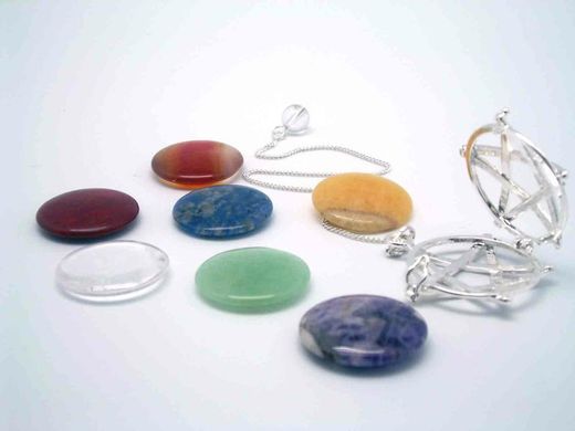 Ciondolo Chakras e Star pendolo