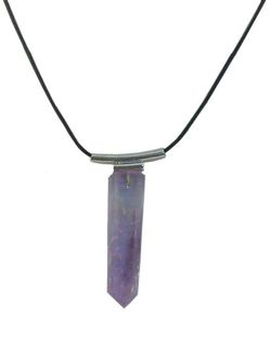 Ciondolo a tubo di ametista