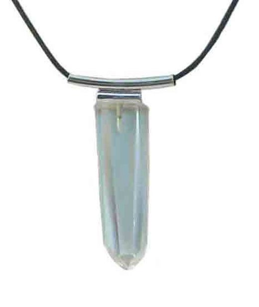 Colgante Tubo de Cristal de Roca