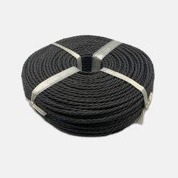 Cordón papel tipo Nordico Negro 4,00 mm