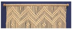 Cortina Macrame Mod 402 90 x 210 cms