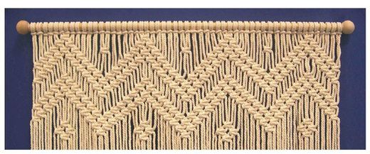 Rideau macramé Mod 403 100 x 210 cm