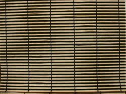 Rolo tecido de bambu