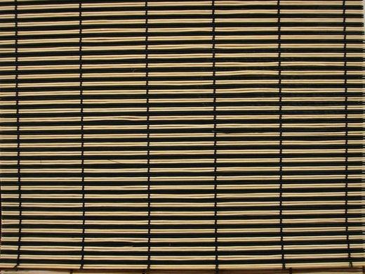 Rolo tecido de bambu