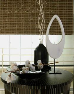 Rolo tecido de bambu