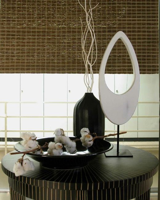 Rolo tecido de bambu