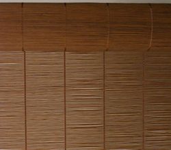 Rolo tecido de bambu