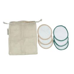 Almofadas desmaquilhantes Brushboo com saco de algodão