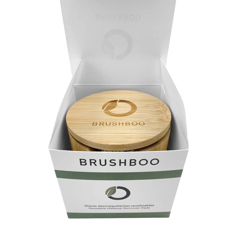 Ofertas Online - Discos Desmaquillantes Reutilizables Greenzla (20pcs) con  bolsa de lavandería lavable y caja redonda para guardarlas, 100% algodón de  bambú orgánico