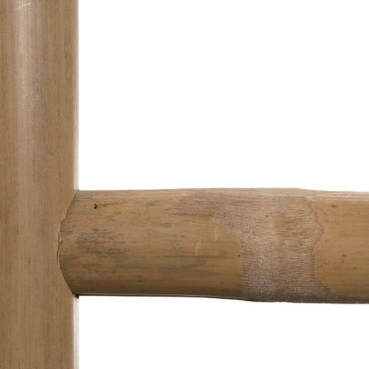 Escalera de bambú decorativa natural