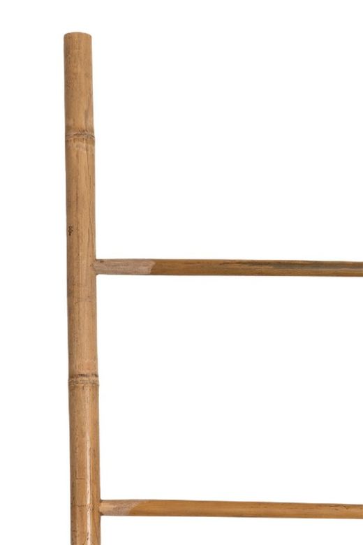 Escalera de bambú decorativa natural