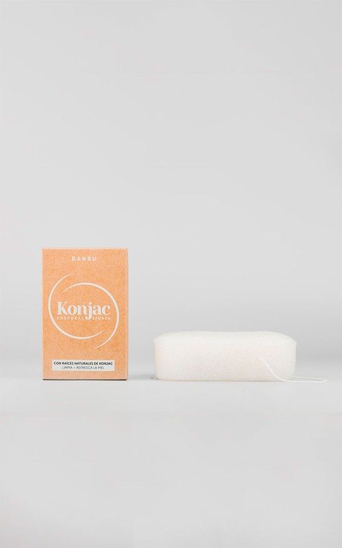 Esponja Corporal Konjac Branca