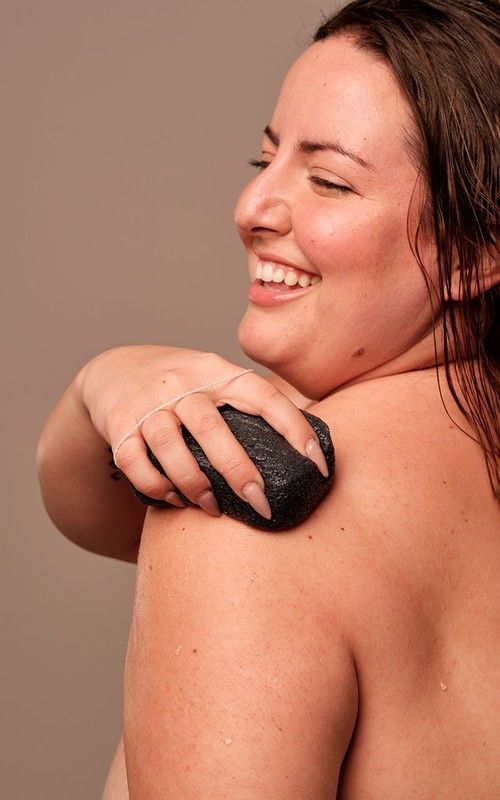 Esponja Konjac corporal Negra