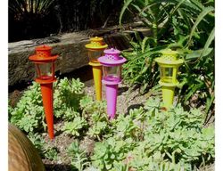 Lanterne portacandele da giardino in metallo