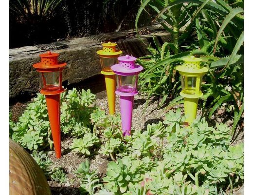 Lanterne portacandele da giardino in metallo