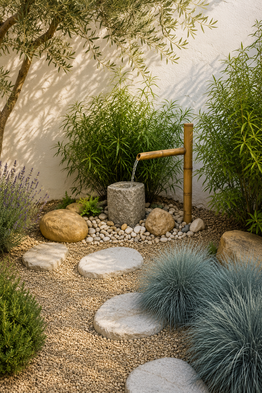 Fontaine Japon en Bambou