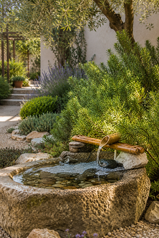 Fontaine Zen en Bambou
