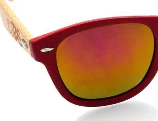 Bicchieri in bambù - Rosso