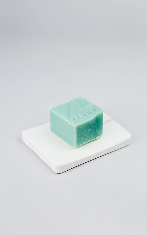 mini portasapone bianco