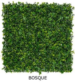 Jardim vertical de plantas artificiais