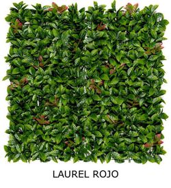 Jardim vertical de plantas artificiais