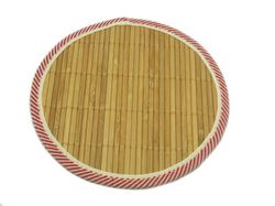 Set di 6 tovagliette rotonde in bambù