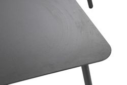 Sofá ao ar livre e conjunto de mesa cor natural