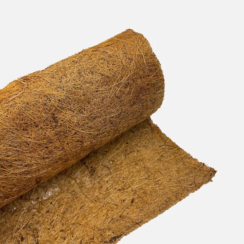 MIOHNAN Rotolo di carta in fibra di cocco naturale, in fibra di cocco,  tappetino in fibra di cocco, tappetino per fioriere, cestini, bastoncini di  muschio fai da te : : Giardino e