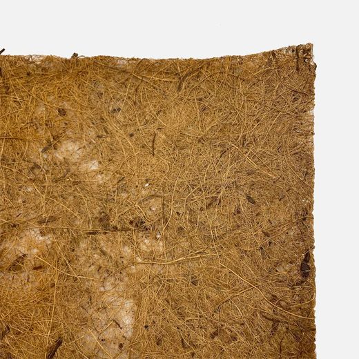 Lámina de fibra de coco natural engomada 100 x 200 cm.