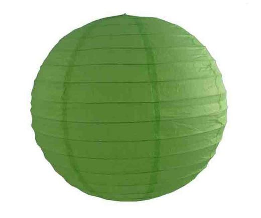 Lâmpada japonesa esférica verde