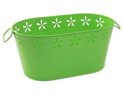 fioriere in metallo colorato