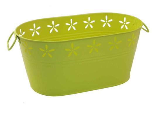 fioriere in metallo colorato