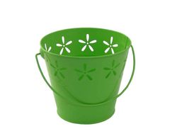 fioriere in metallo colorato