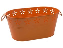 fioriere in metallo colorato