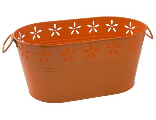 fioriere in metallo colorato