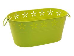 fioriere in metallo colorato