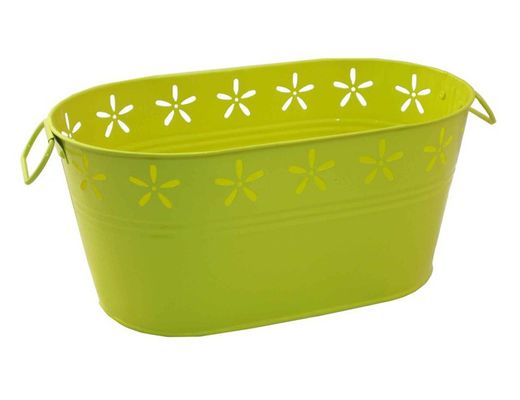 fioriere in metallo colorato