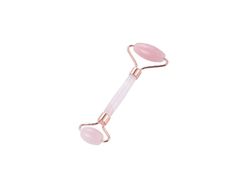 Masajeador Cuarzo Rosa doble rodillo