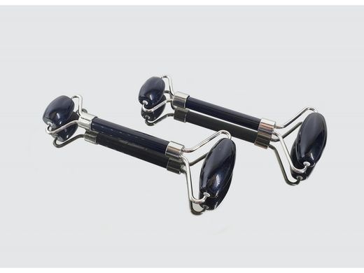Masseur double rouleau obsidienne