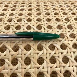 Metro lineare di tessuto in corda di rattan 'Cannage' largo 91,44 cm