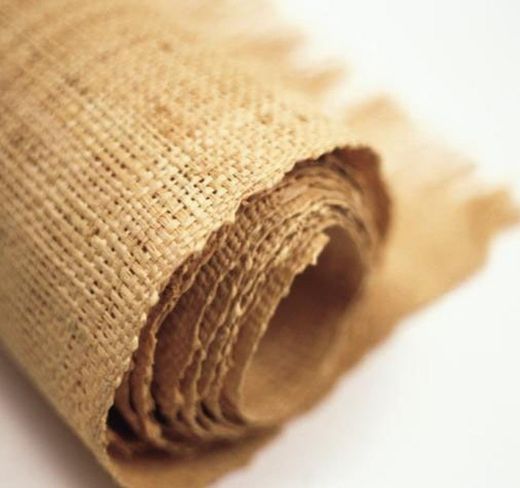 Metro linear de tecido de ráfia natural, trama fina, 100 cm