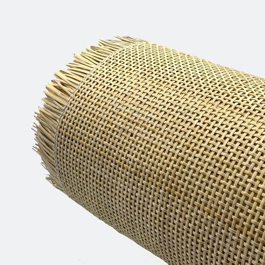 Metro lineare di tessuto in rattan con rete tipo pelle 2 mm Larghezza 45,72 cm.