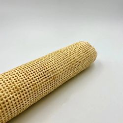 Metro linear de tecido de vime com pele tipo rede de 2 mm. Largura 60,96 cm
