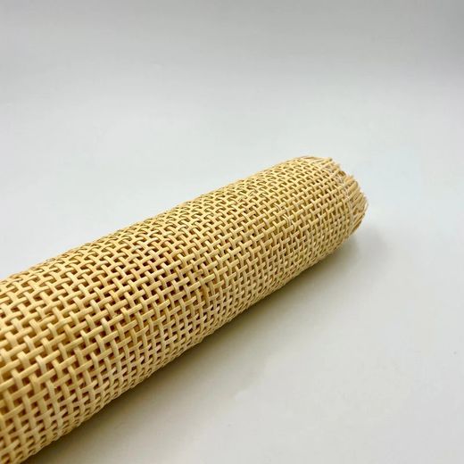Metro linear de tecido de vime com pele tipo rede de 2 mm. Largura 60,96 cm