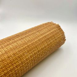 Metro lineal de Tejido ratán oscuro tupido tiras de 2 mm ancho 50,80 cm