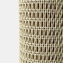 Mètre linéaire Paille de coton Naturel maille rectangulaire 80 cm