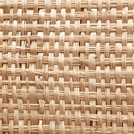 Metro lineal tejido rafia natural trama ancha 120 cm